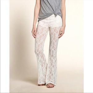 Hollister lace flare pant.